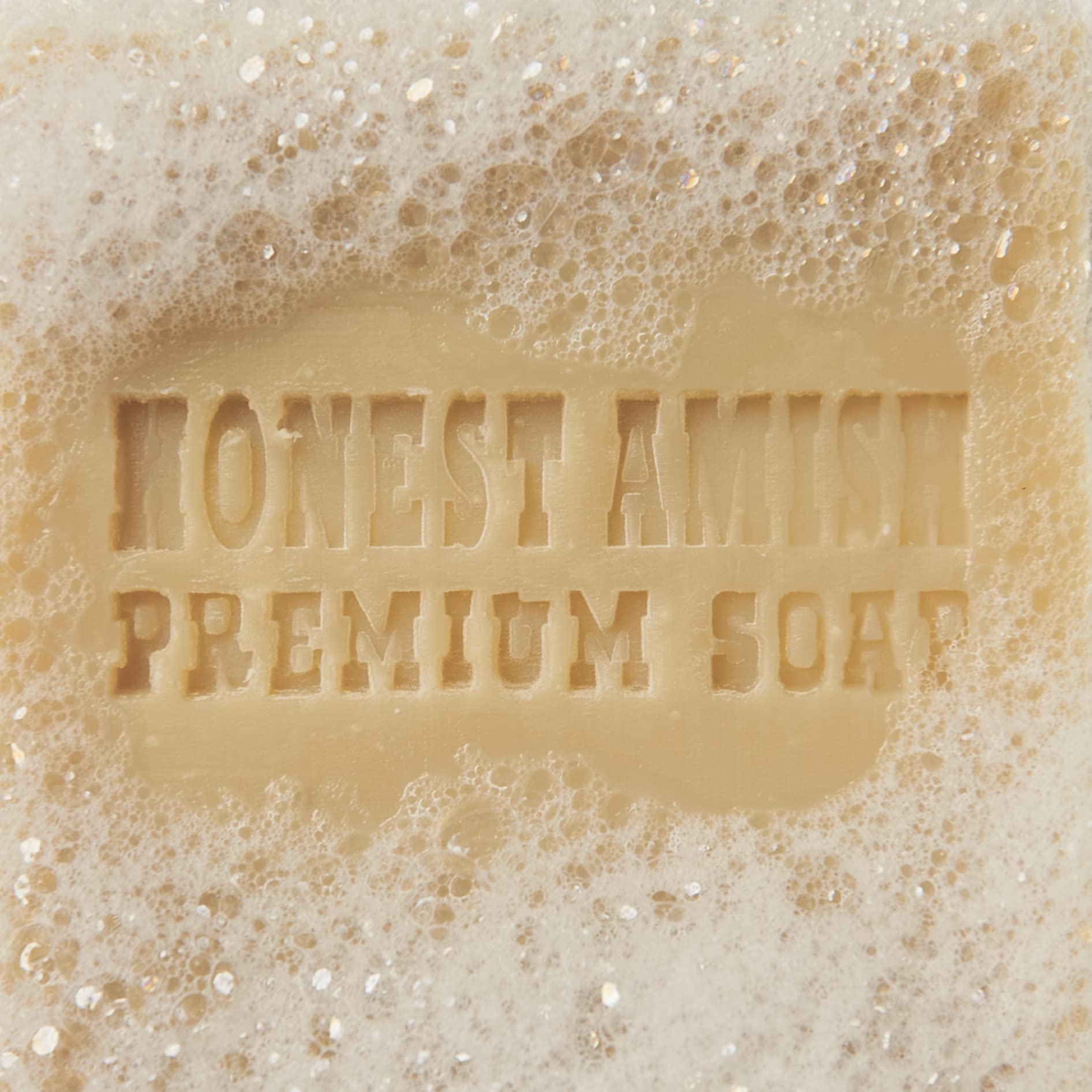 Honest Amish Natural Ingredients per-pack soap, skin-friendly cleansing.