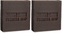 Honest Amish Patchouli and Bark soap bar pack 2 packaging showing natural handmade presentation