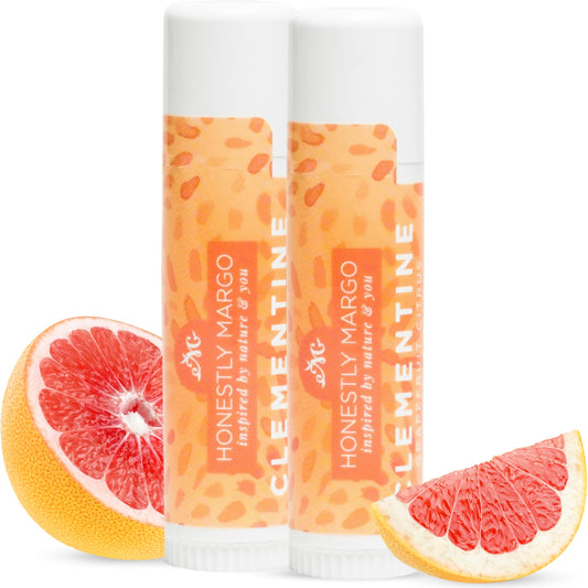 Honestly Margo aromatherapy balm stick with grapefruit clementine for an energizing mood boost.