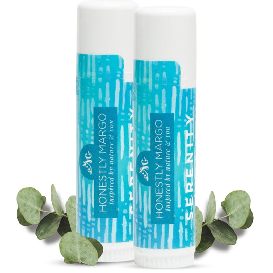 Honestly Margo aromatherapy balm stick packaging showing compact, travel-friendly design for easy self care on the go