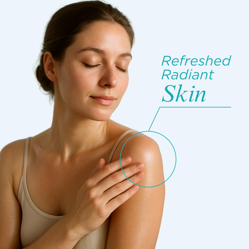 Honestly Margo Aromatherapy Lotion texture application shows lightweight non greasy moisture