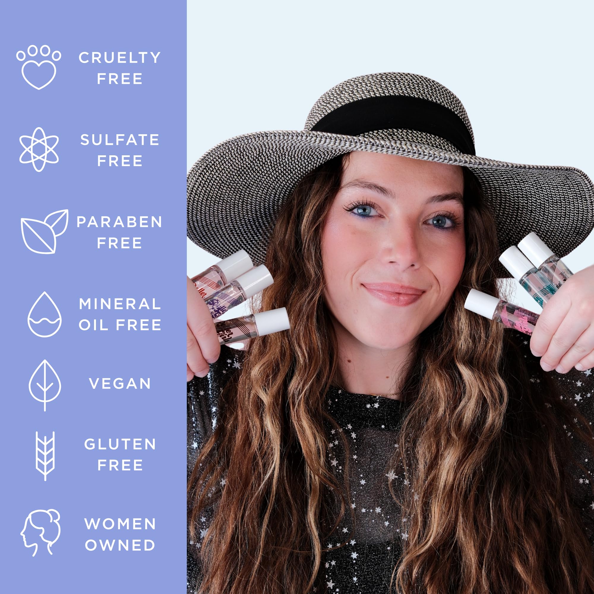 Honestly Margo vegan cruelty-free lip gloss with clean ingredients