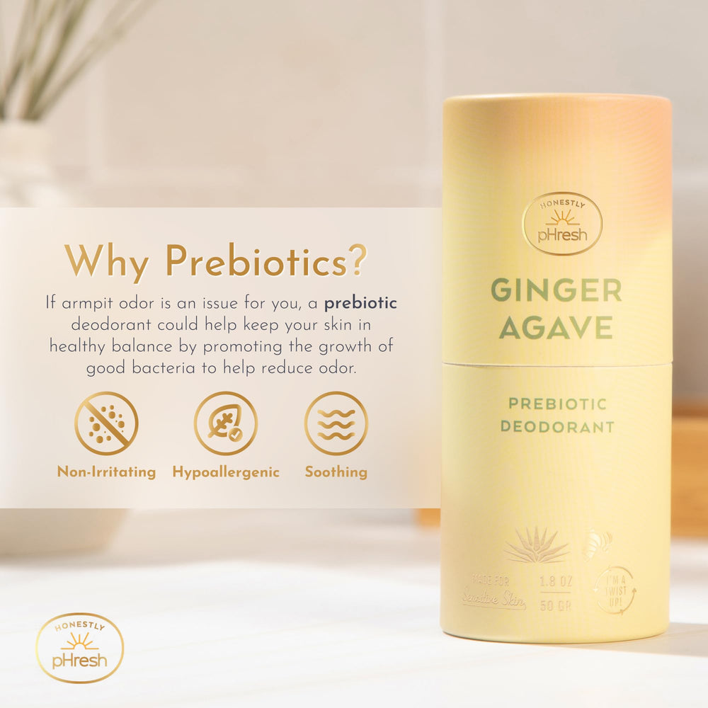 Honestly pHresh Ginger Agave twist-up close-up showing smooth, mess-free application