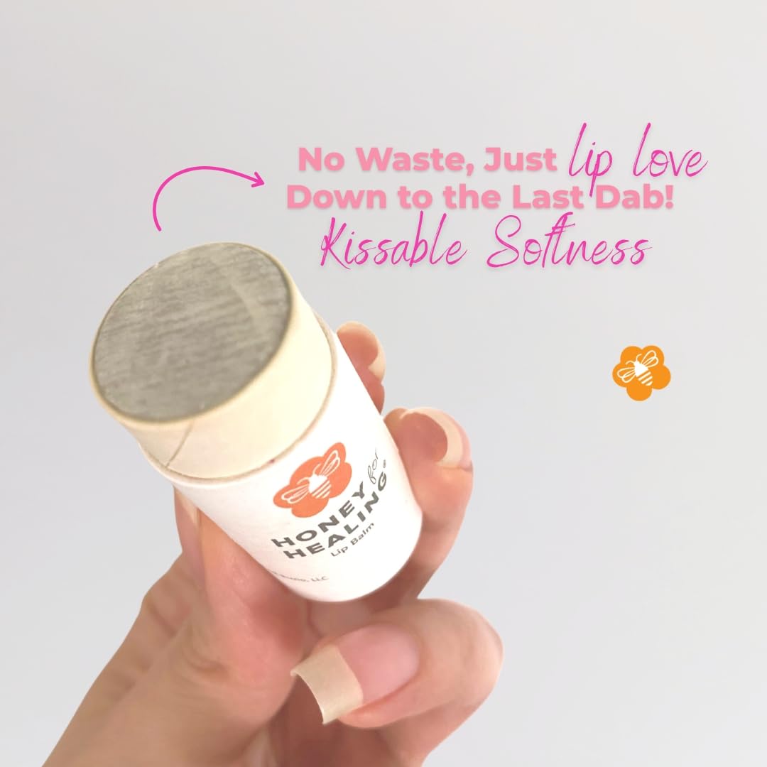 Honey for Healing Manuka Lip Balm Travel-friendly size fits pockets and purses.