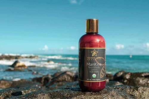 Honey Girl Organics ManKine application on arm demonstrates smooth spread.