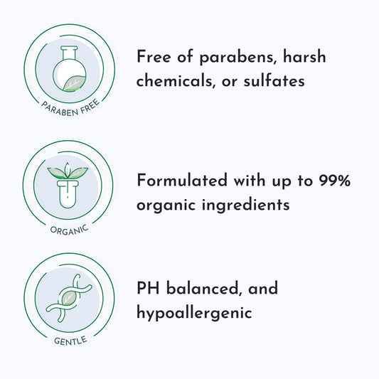 HoneyB baby wash shampoo mild formula foam delivers soft, non-irritating lather for sensitive skin.