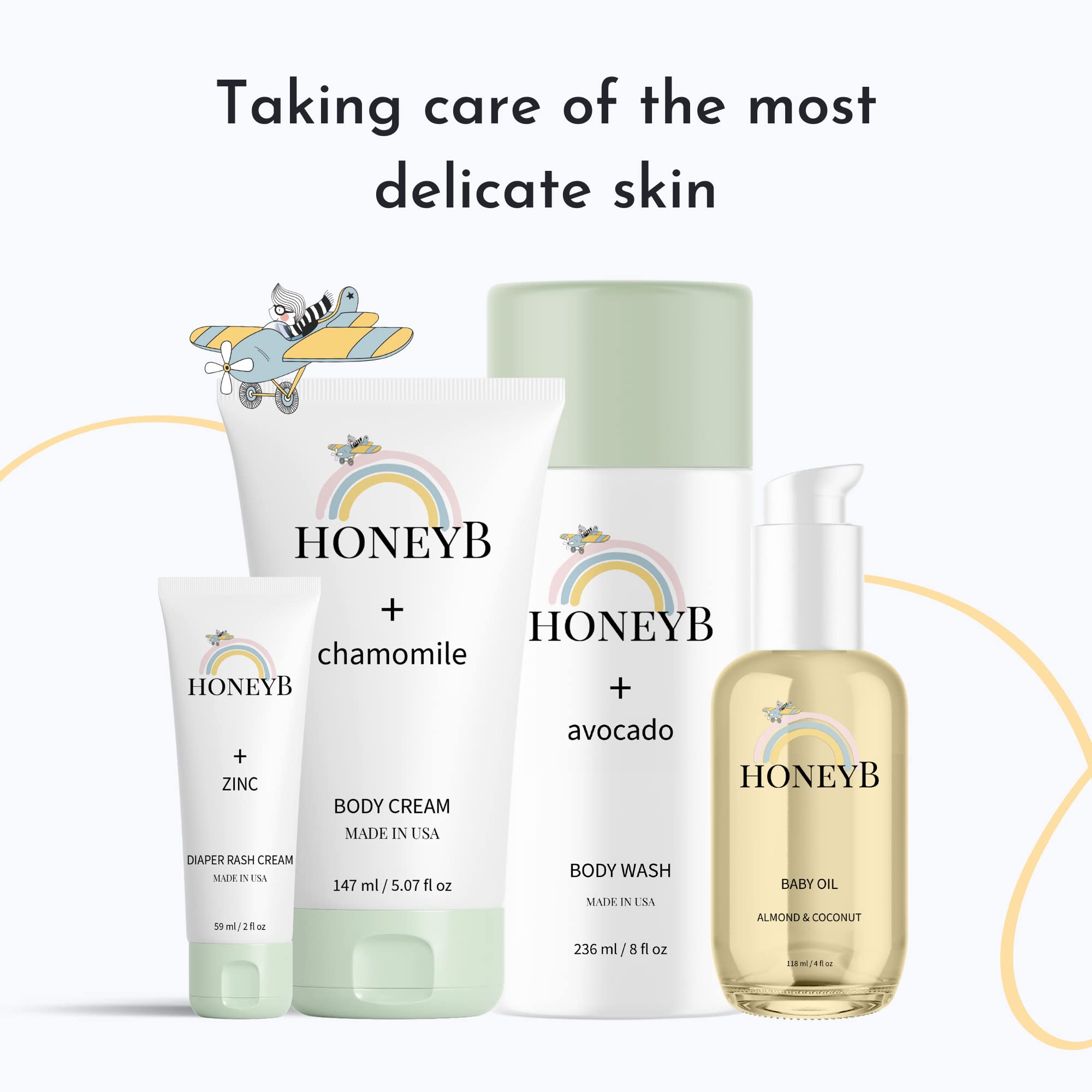 HoneyB vegan cruelty-free baby care emphasizes ethical, gentle cleansing without harsh chemicals.