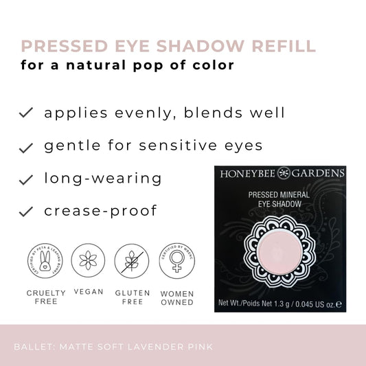 Honeybee Gardens Ballet swatch reveals rich pigment and smooth texture for longer wear.