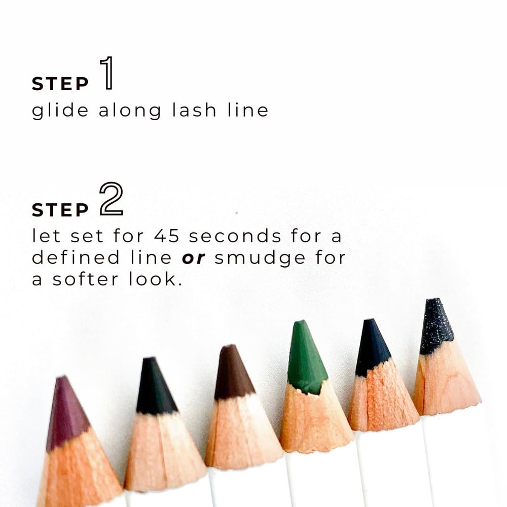 Honeybee Gardens Effortless Eyeliner Pencil ready for a precise sharpener for best results