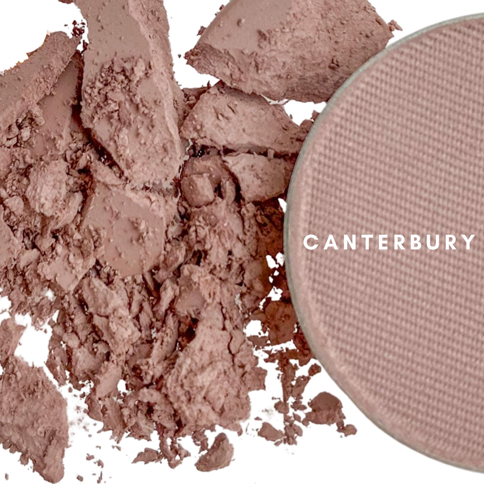 Honeybee Gardens Mini Skinny Duo travel-friendly compact held in hand for on-the-go touch-ups.