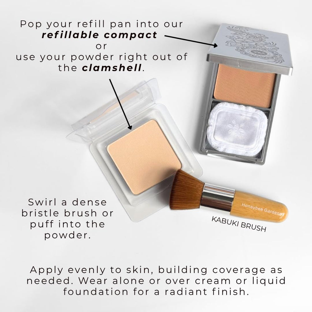 Honeybee Gardens model cheek reveals natural-looking, breathable finish