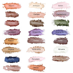 Honeybee Gardens Nirvana applied on lid for a clean, everyday look with matte white shade.