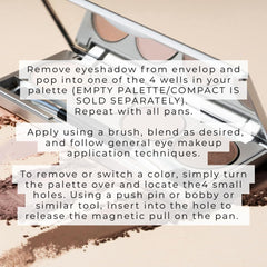 Honeybee Gardens Skinny Dip dual-end brush simplifies touch-ups anywhere.