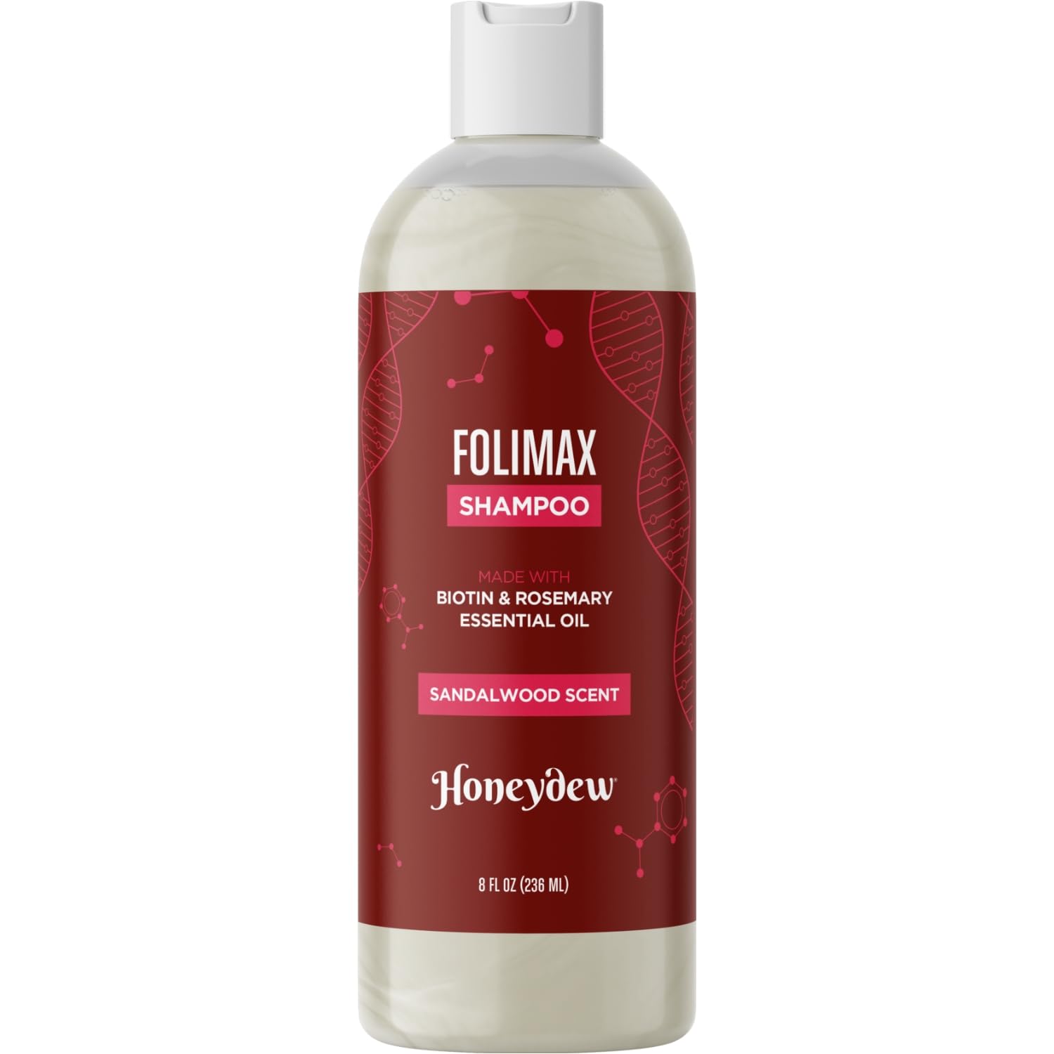 Olive oil detail on HONEYDEW Folimax Biotin Shampoo for nourishing shine.