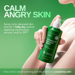 Hands applying Honeydew Labs BIONA Pure spray on forearm for easy, touch-free use.