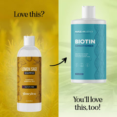 HONEYDEW Lemon Sage Shampoo lather close-up with vibrant aroma and clarity