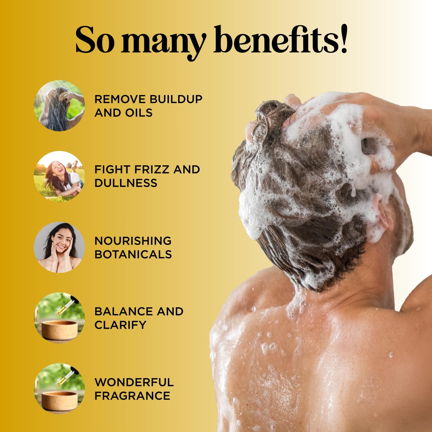 HONEYDEW Lemon Sage Shampoo pump for easy, sulfate-free cleansing