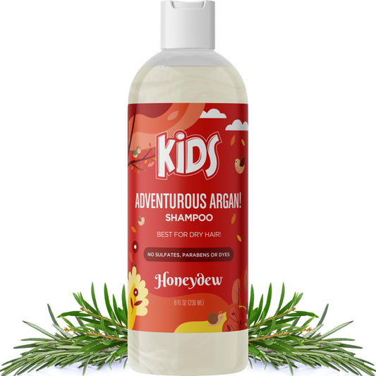 HONEYDEW nourishing kids shampoo bottle for dry scalp with soothing hydration.