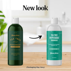 HONEYDEW Tea Tree Mint pump bottle demonstrates easy daily use