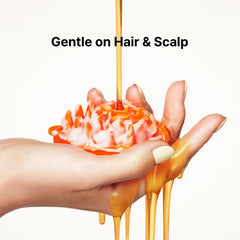 HONEYQUE Deep Repair Moist Shampoo scene shows daily-use routine.