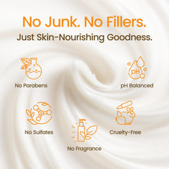 Honeyskin natural ingredients packaging detail with eco-friendly branding.