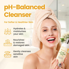 Honeyskin aloe vera cehami orange oil ingredients image close-up.