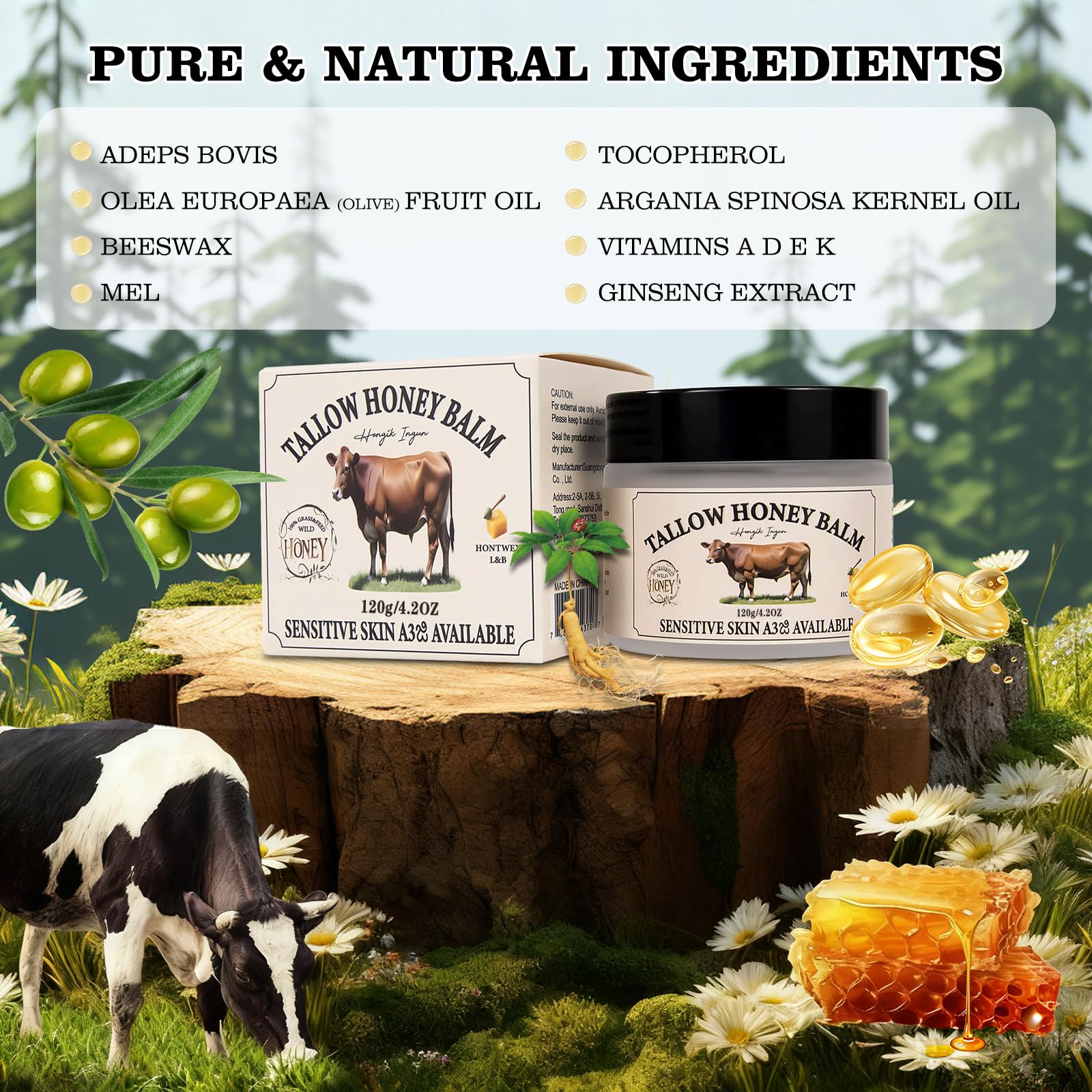 Hongik Ingun balm texture melts into skin for instant hydration.