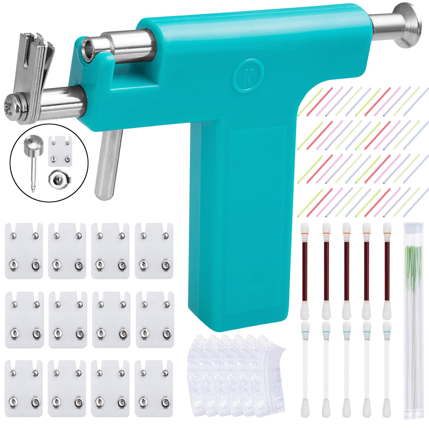 HONGTU implant ear piercing gun kit complete set for professional at-home piercings