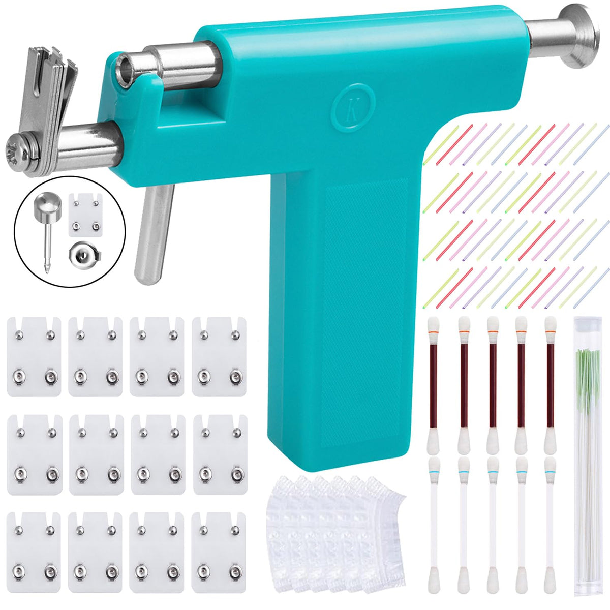 HONGTU implant ear piercing gun kit complete set for professional at-home piercings