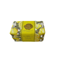 Hopificio Firenze two-bar packaging shows Italian craftsmanship and citrus fragrance.