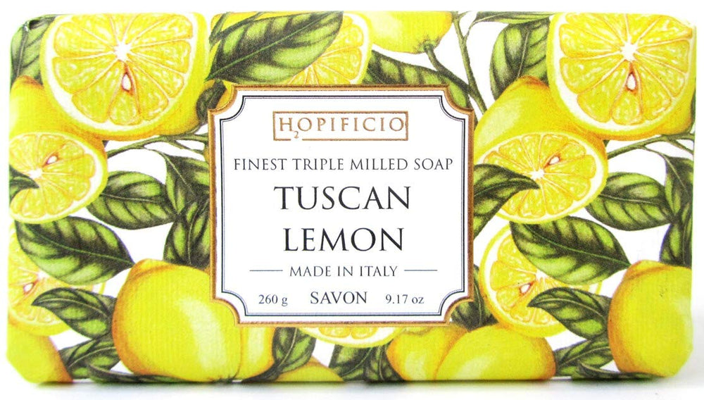 Hopificio Lemon soap bar, rich lather for hands, face and body, moisturizing