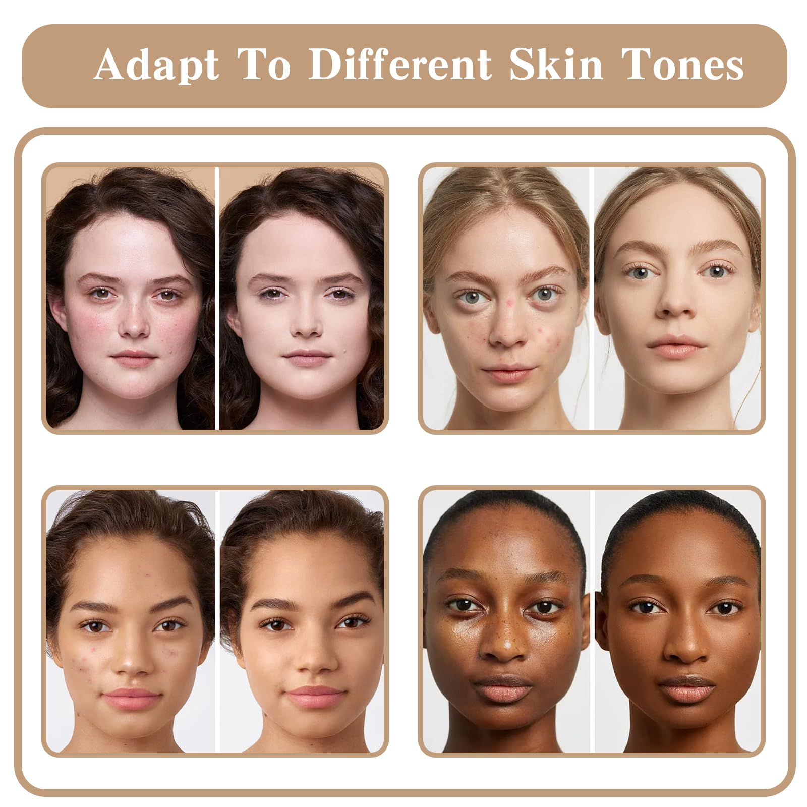 HOSAILY long-wear waterproof concealer palette demonstrates durable all-day makeup