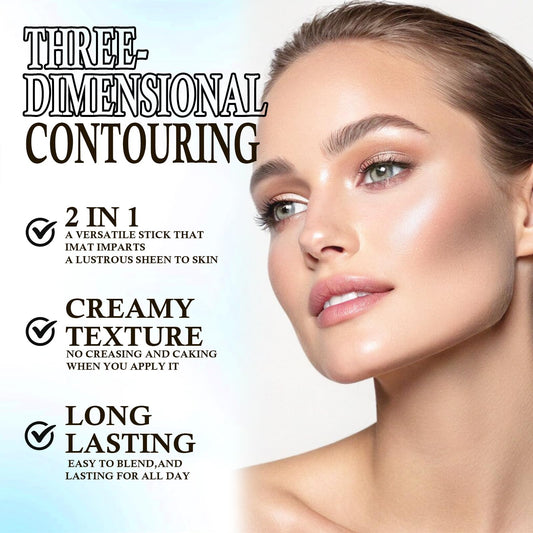 HOSAILY contour tip close-up showing creamy cool-tone for defined shadows