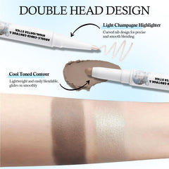HOSAILY champagne highlighter tip close-up showing fine shimmer for glow