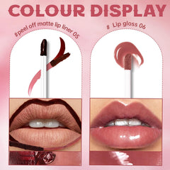 HOSAILY long-lasting formula resists fading while keeping lips moisturized