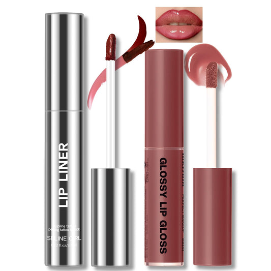 HOSAILY peel-off lip liner outlines lips with pink-plum precision and long-lasting color