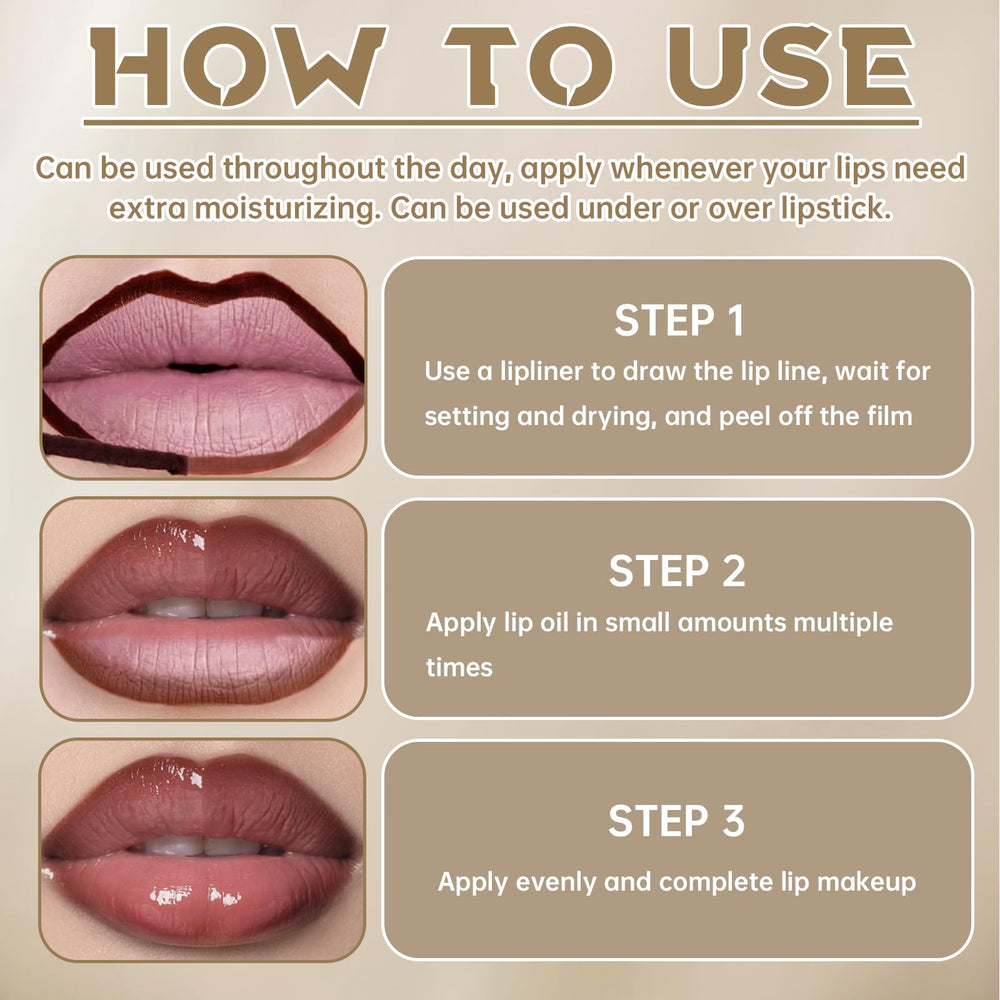 Hosaily plump gloss effect creates fuller-looking lips with translucent color.