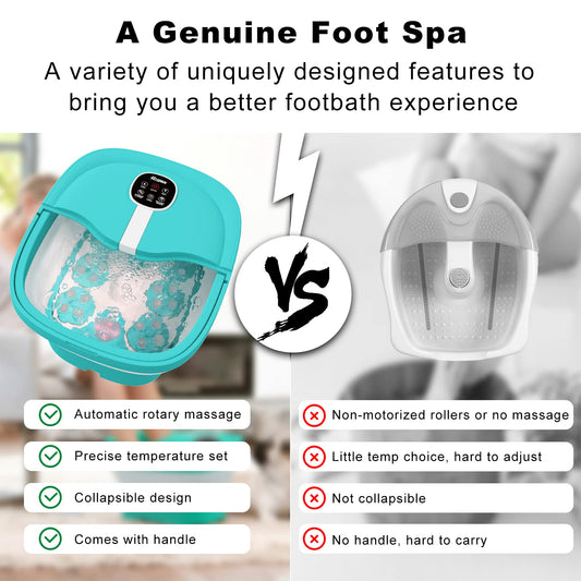 HOSPAN foot spa remote control lets you adjust settings without bending.