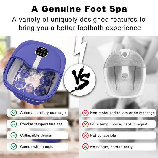 HOSPAN foot spa with bubble massage for gentle, relaxing relief
