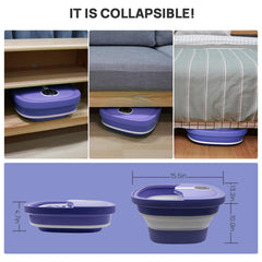 HOSPAN foldable foot spa compact storage under table