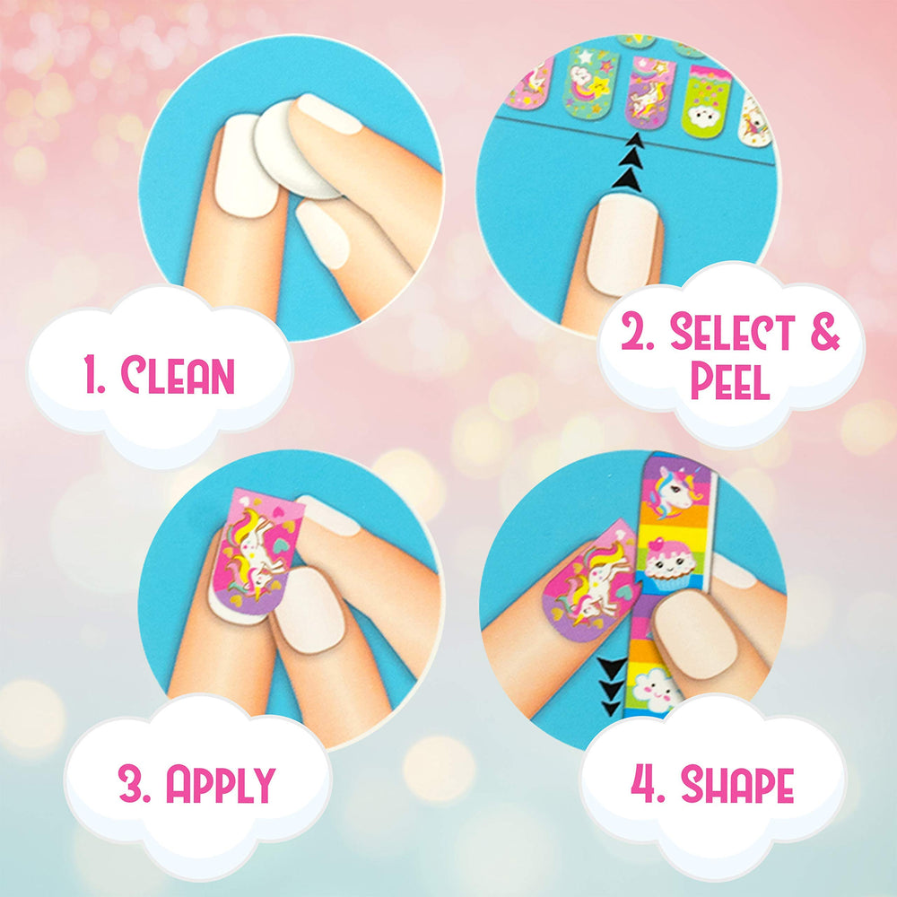 Hot Focus Unicorn Nail Kit designed for kids safe, creative nail art sessions