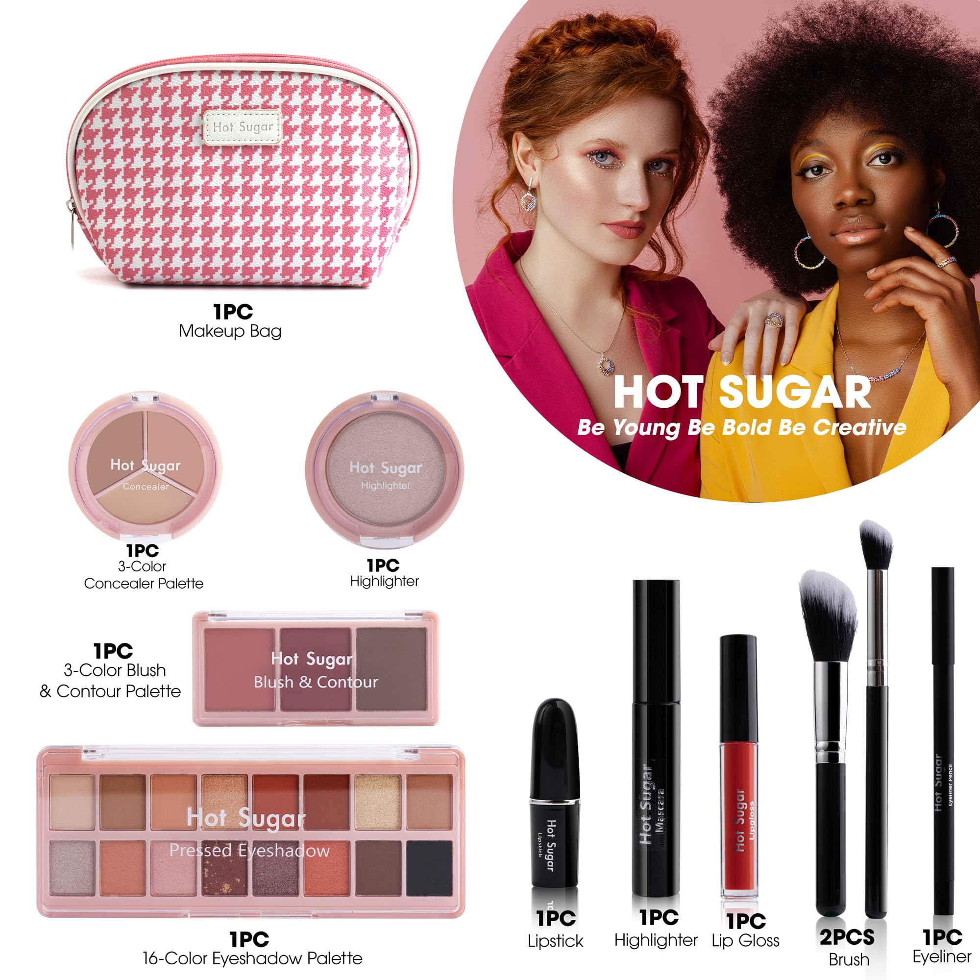 Hot Sugar Blush & Contour Palette for sculpted cheeks and glow