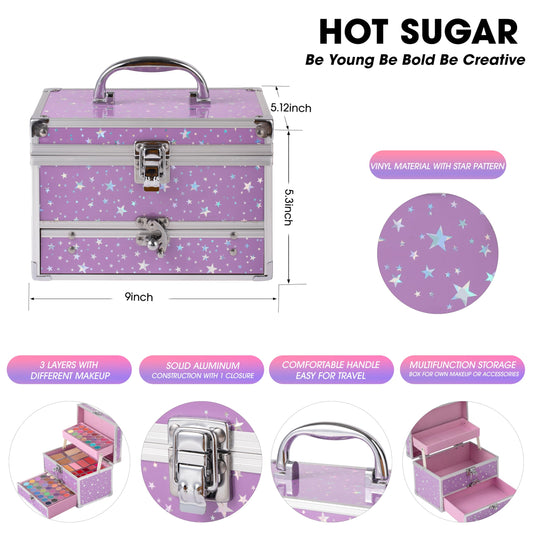 Hot Sugar 56-color eyeshadow palette offers rich pigment for bold looks