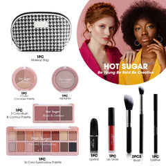 Hot Sugar 16-color eyeshadow palette for versatile day-to-night looks