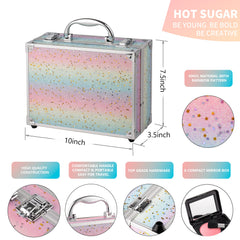 Hot Sugar eyeshadow palette close up reveals vibrant pigment for versatile looks.