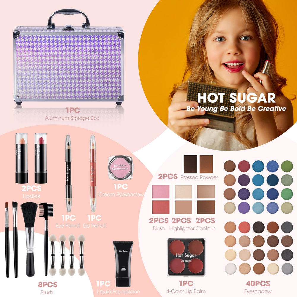 Hot Sugar four-color lip balm for easy, colorful shade options.