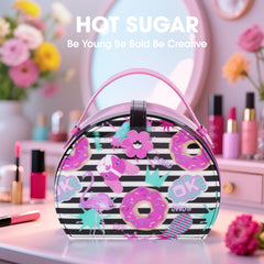 Hot Sugar Rose makeup brushes provide soft bristles for delicate skin