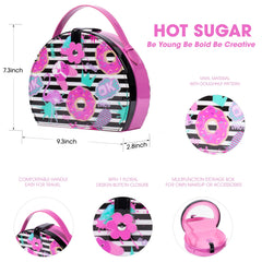 Hot Sugar Rose eyeshadow palette with vibrant, kid-friendly colors for imaginative looks