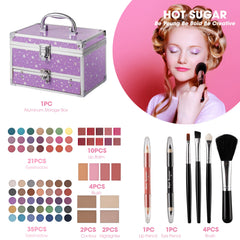 Hot Sugar lip gloss set provides glossy finish with smooth application