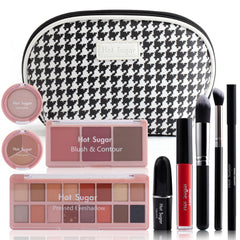 Hot Sugar lip gloss and eyeliner brush set for precise finishing
